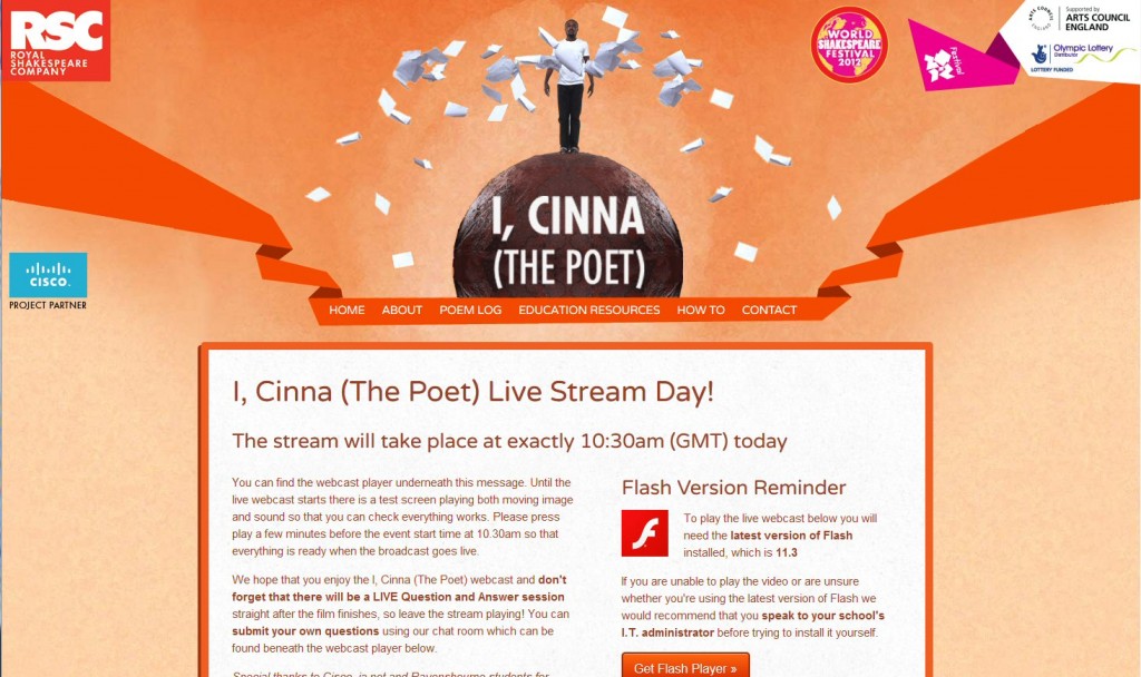 I, Cinna website